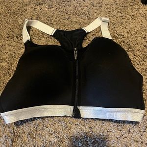 Victoria Secret high impact sports bra front zip